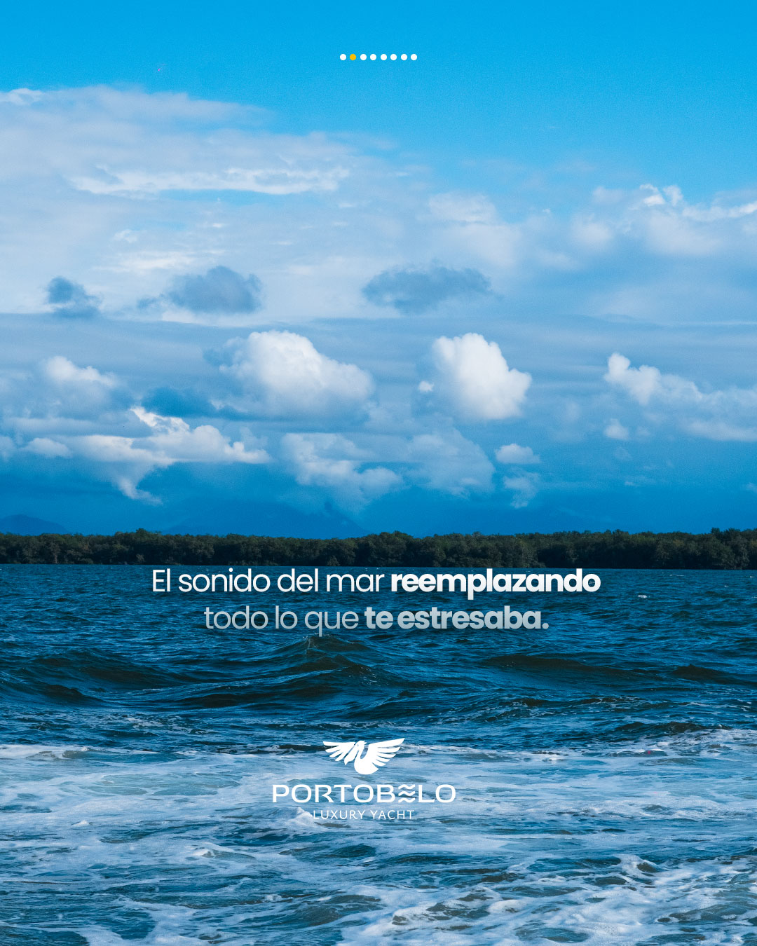 El sonido del mar en Bahía Málaga desde el Yate Portobelo